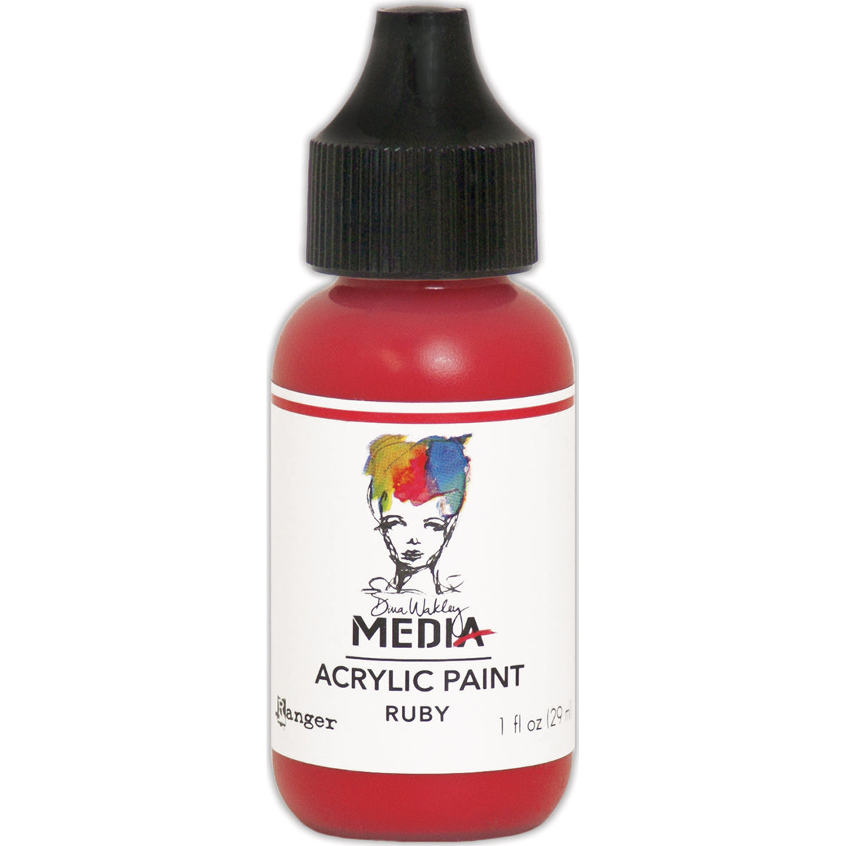 Dina Wakley Media Acrylic Paint 1oz-White