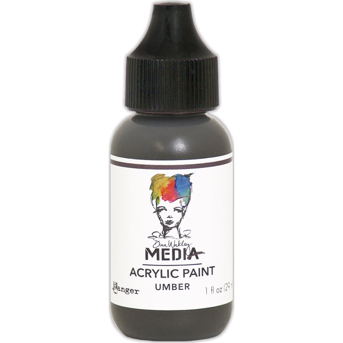 Dina Wakley Media Acrylic Paint 1oz-White