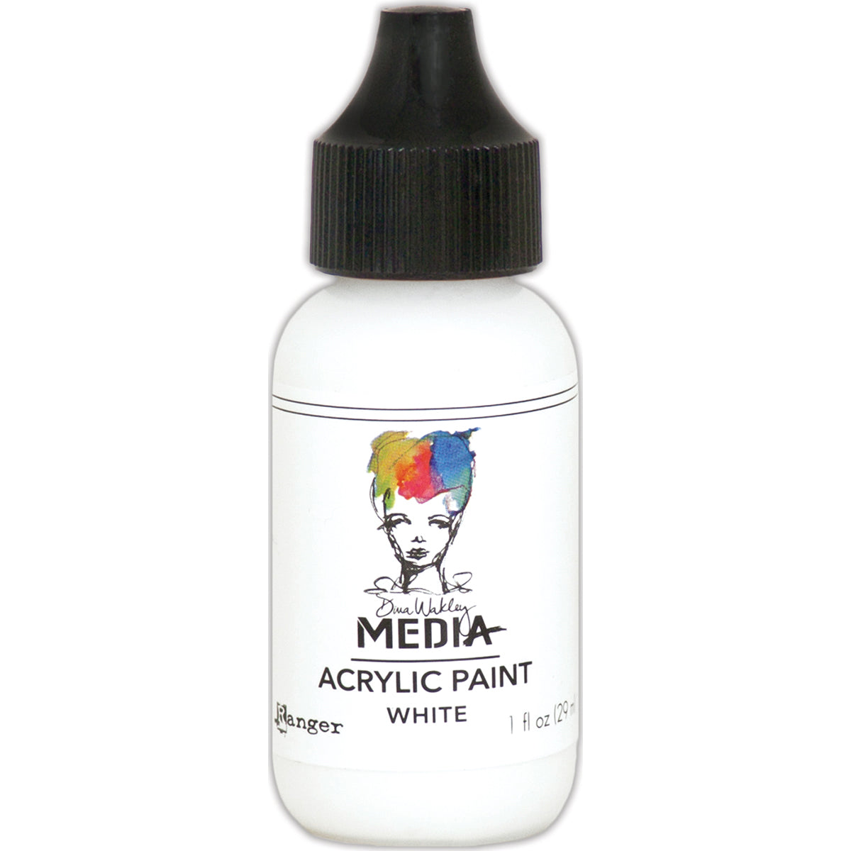 Dina Wakley Media Acrylic Paint 1oz-White