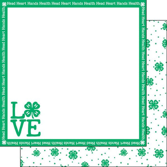 4-H Love Paper