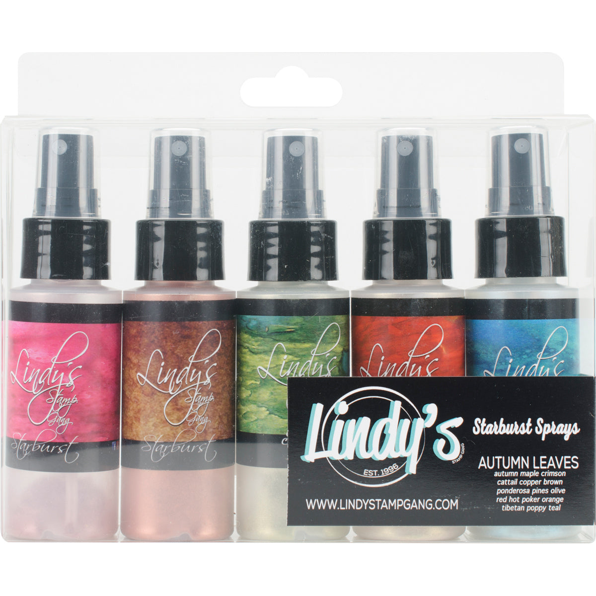 Lindy's Stamp Gang Starburst Sprays 2oz 5/Pkg-Select Style