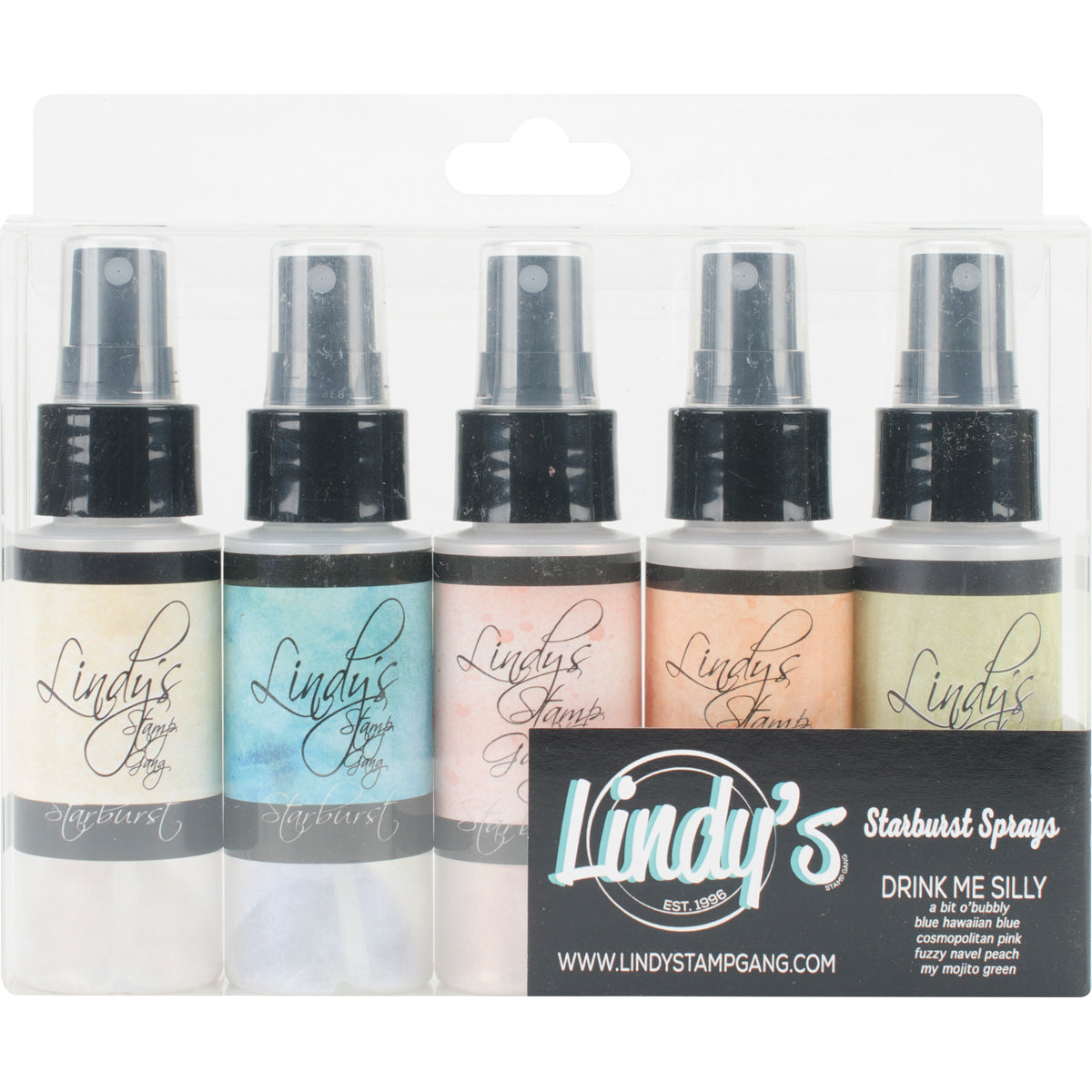 Lindy's Stamp Gang Starburst Sprays 2oz 5/Pkg-Select Style