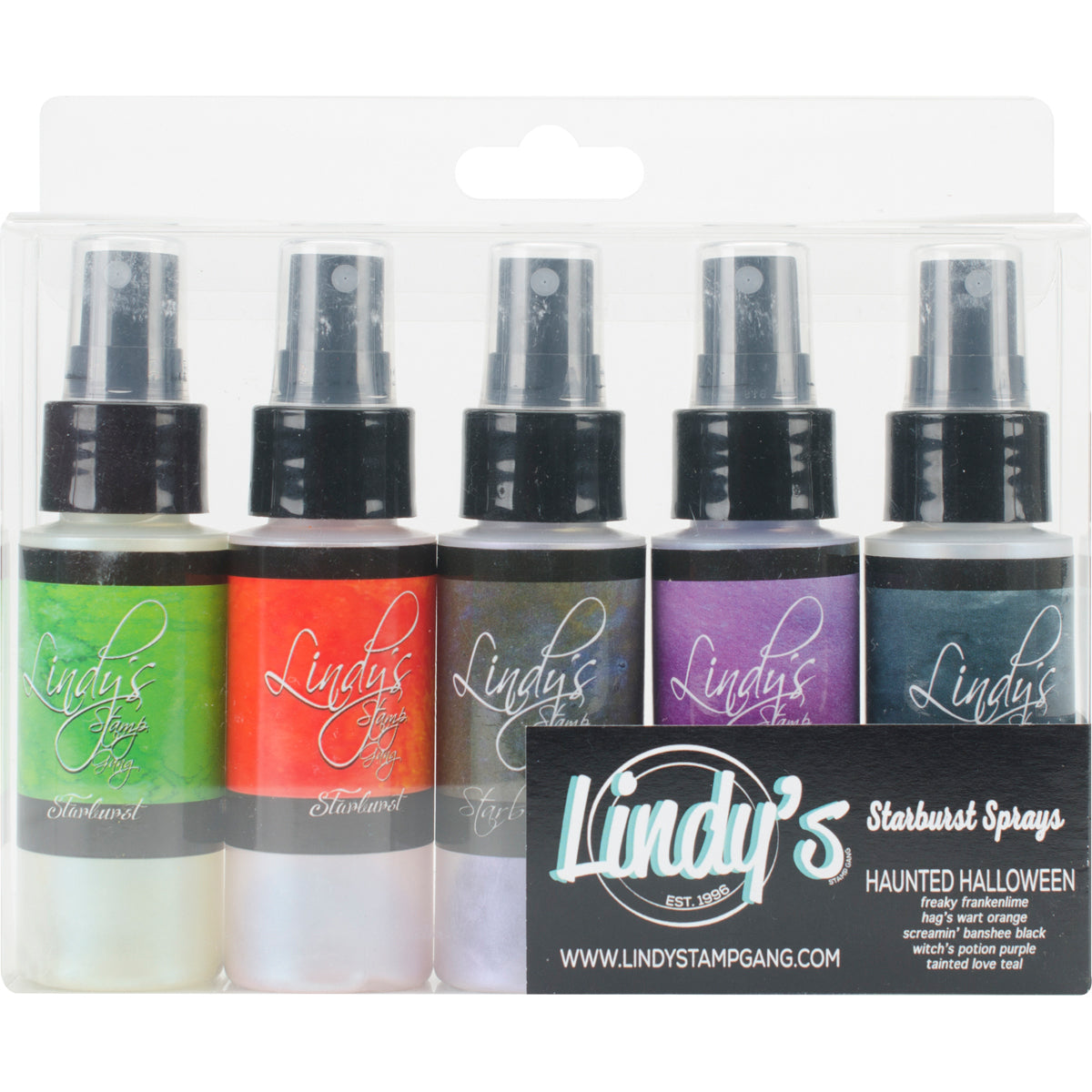 Lindy's Stamp Gang Starburst Sprays 2oz 5/Pkg-Select Style