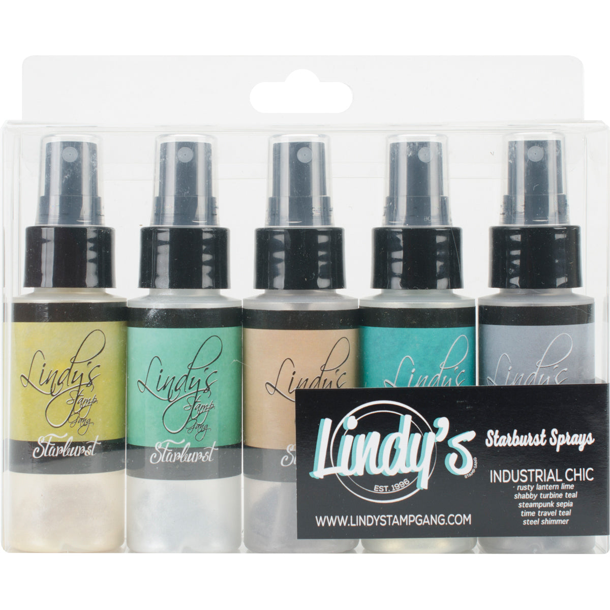 Lindy's Stamp Gang Starburst Sprays 2oz 5/Pkg-Select Style