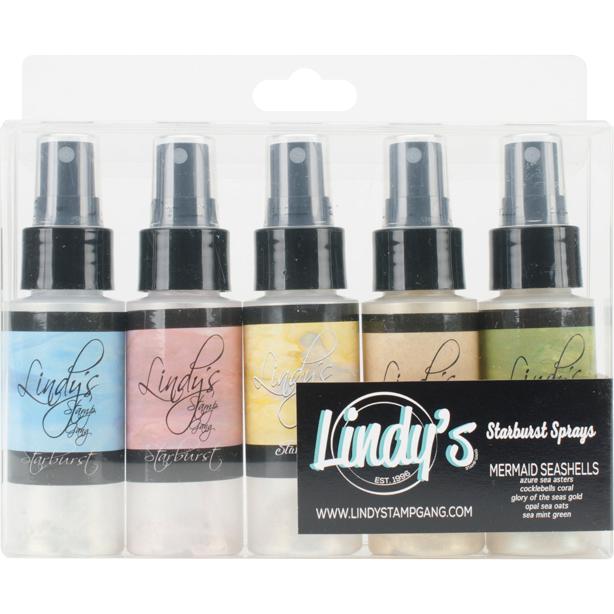 Lindy's Stamp Gang Starburst Sprays 2oz 5/Pkg-Select Style