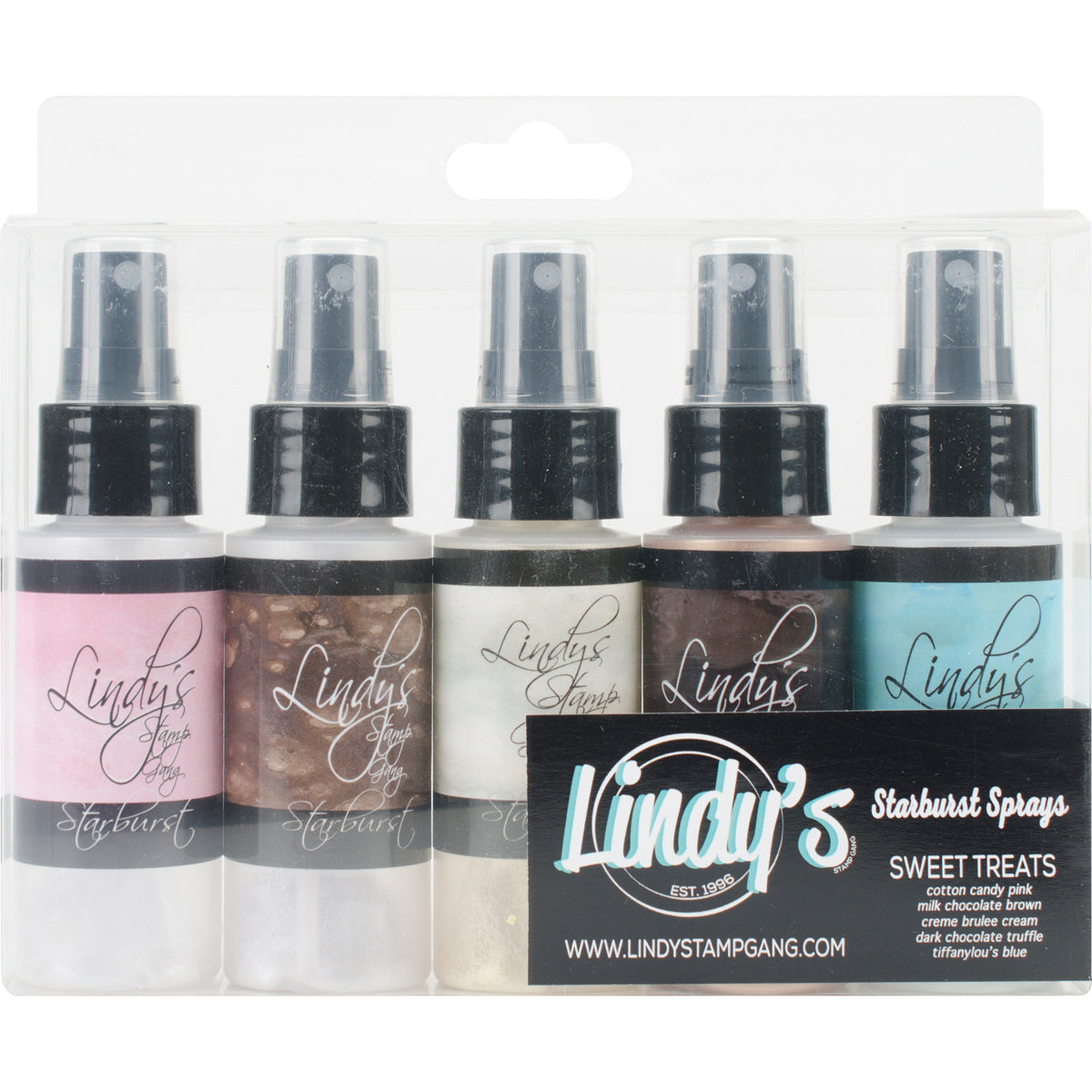 Lindy's Stamp Gang Starburst Sprays 2oz 5/Pkg-Select Style