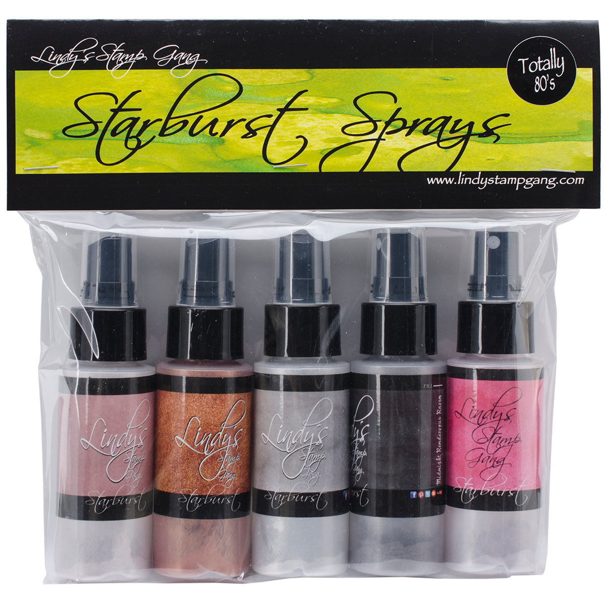 Lindy's Stamp Gang Starburst Sprays 2oz 5/Pkg-Select Style