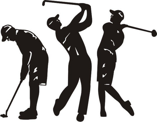 Petticoat Parlor Golfers Set of Three - Male