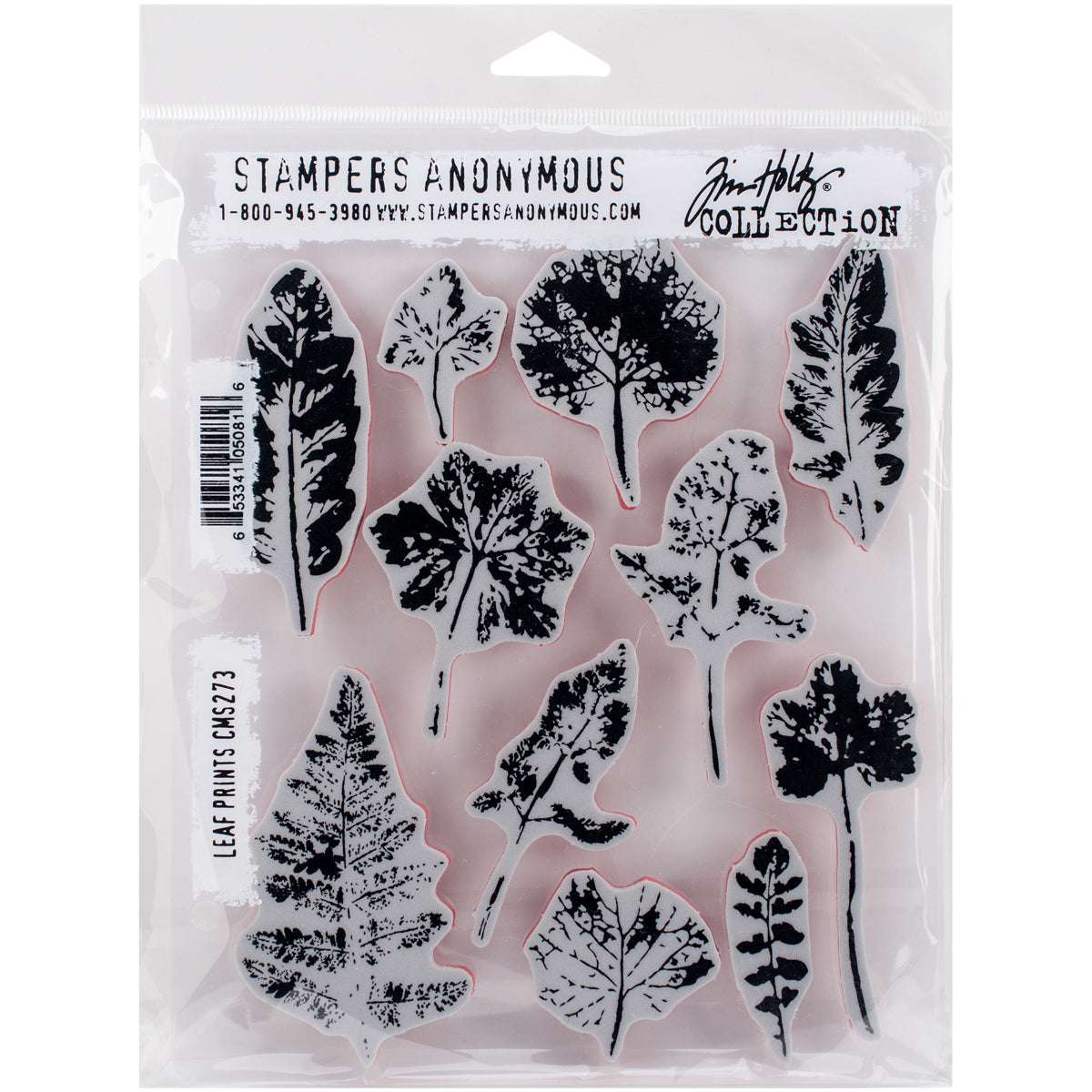 Tim Holtz Cling Stamps 7"X8.5"-