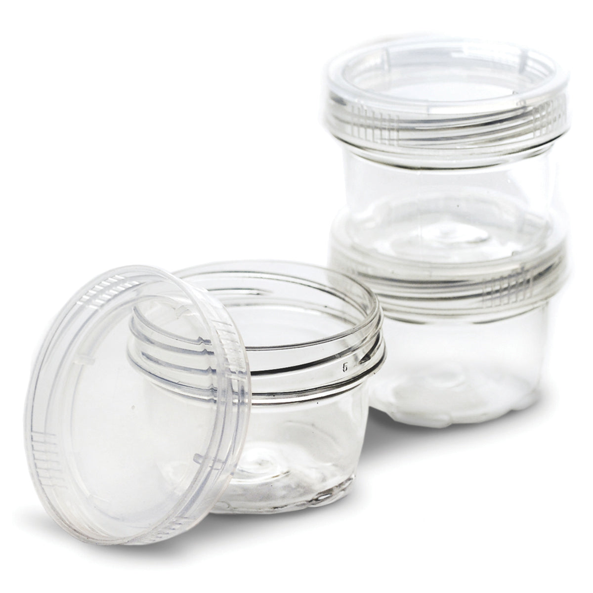 Craft Medley Bead Storage Screw-Top Cups 3/Pkg-1.5oz