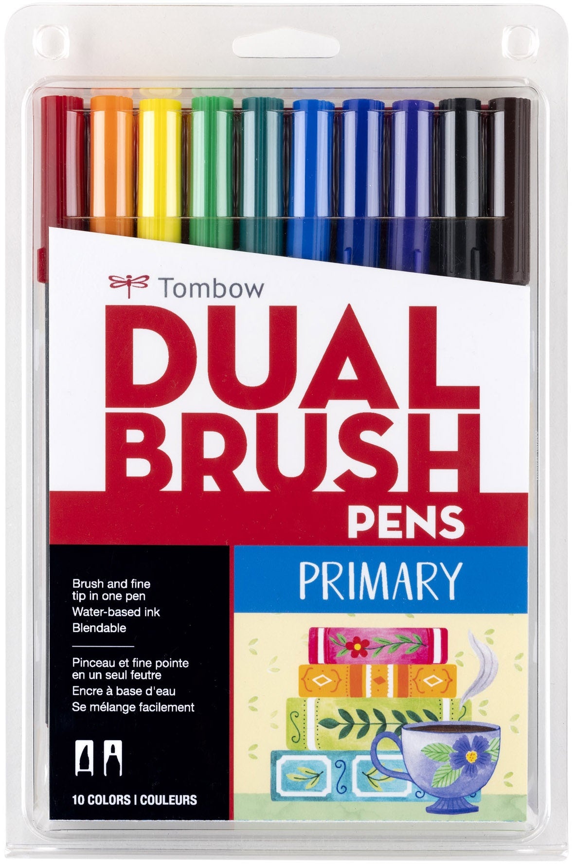 Tombow Dual Brush Pens 10/Pkg-Muted