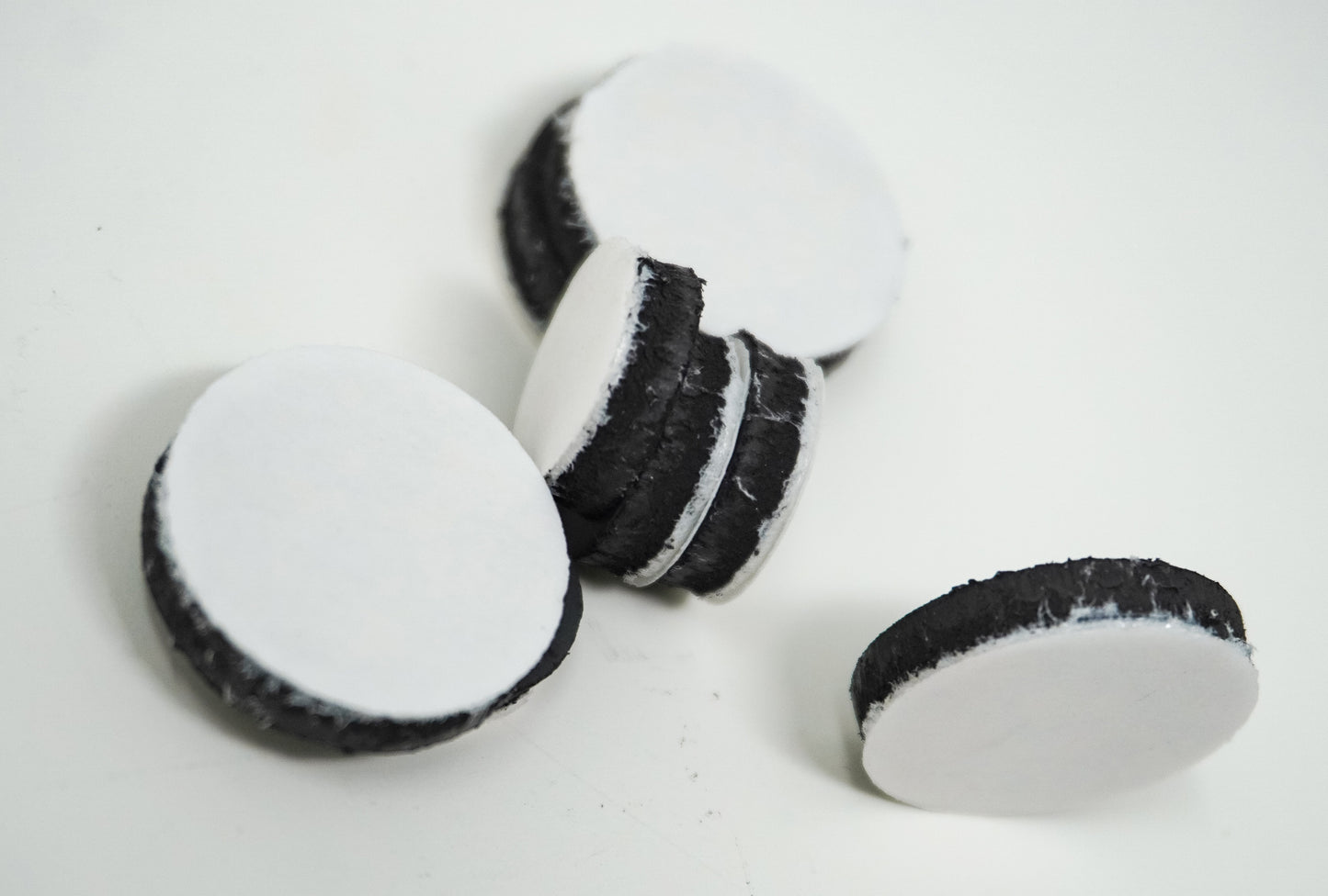 ProMag Round Magnets W/Foam Adhesive-(4) .5" & (4) .75"