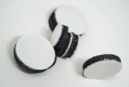 ProMag Round Magnets W/Foam Adhesive-(4) .5" & (4) .75"