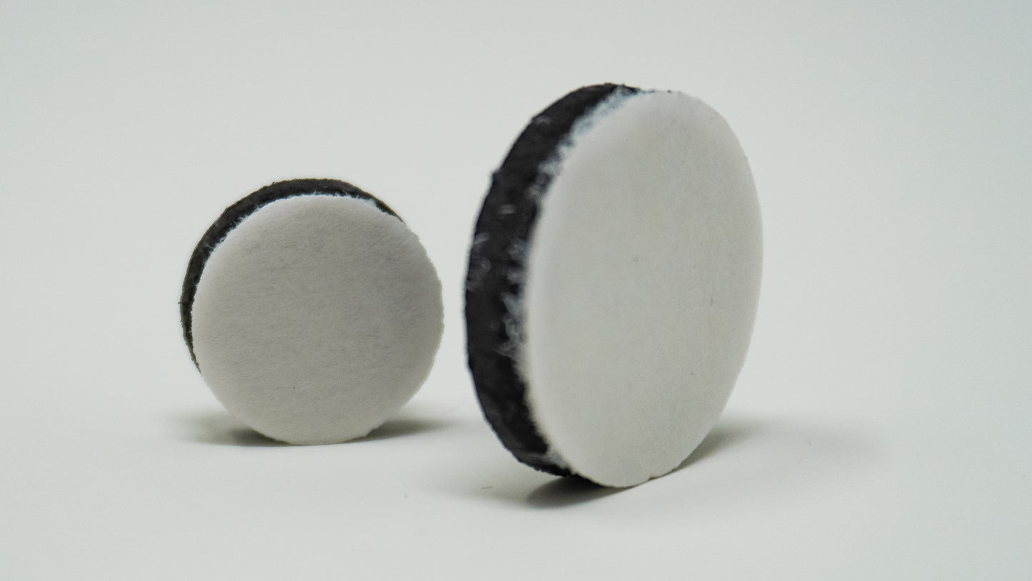 ProMag Round Magnets W/Foam Adhesive-(4) .5" & (4) .75"