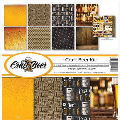 Reminisce Collection Kit 12"X12"-Craft Beer