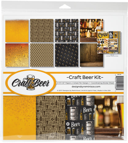 Reminisce Collection Kit 12"X12"-Craft Beer