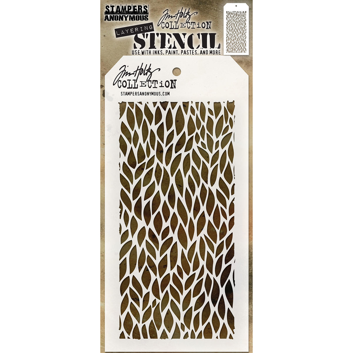 Tim Holtz Layered Stencil 4.125"X8.5"-