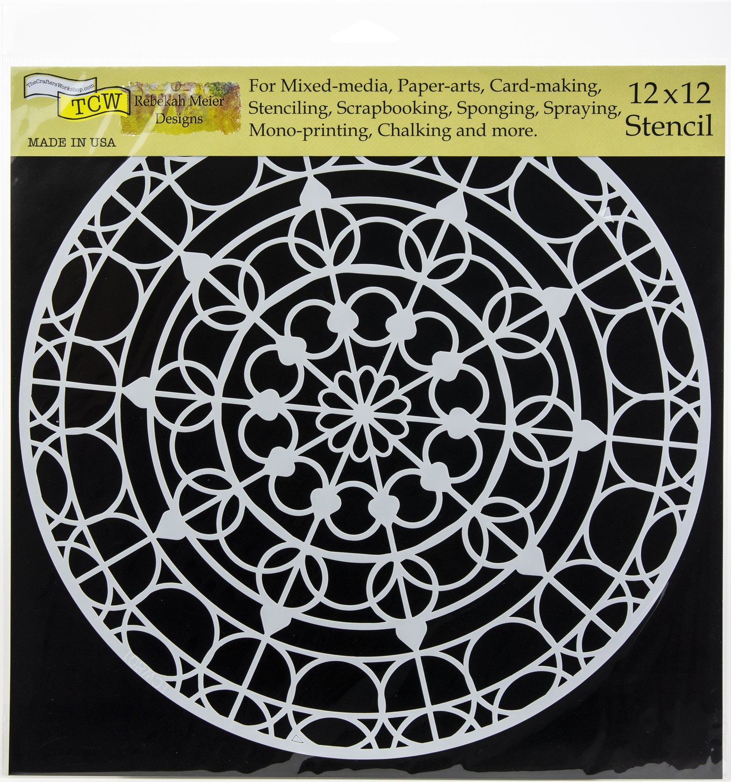 Crafter's Workshop Template 12"X12"-Basketweave