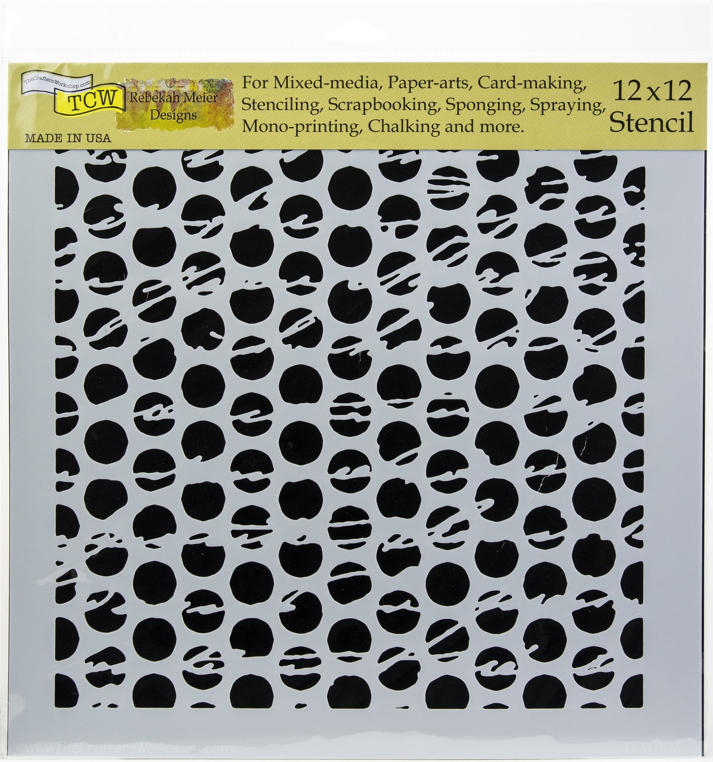 Crafter's Workshop Template 12"X12"-Basketweave