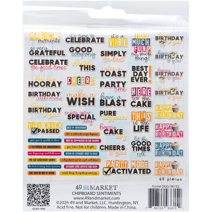 49 and Market Chipboard Set-Glimmer and Glee