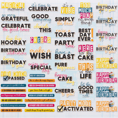 49 and Market Chipboard Set-Glimmer and Glee