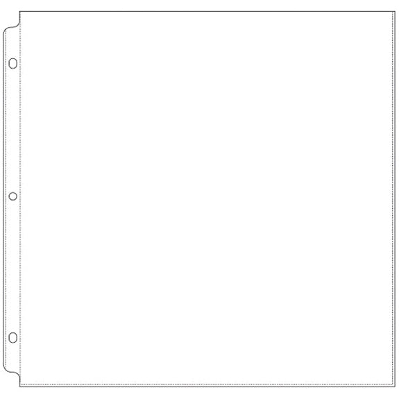 We R Ring Photo Sleeves 12"X12" 10/Pkg-Full Page