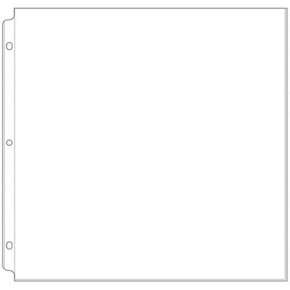 We R Ring Photo Sleeves 12"X12" 10/Pkg-Full Page