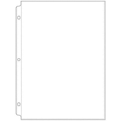 We R Ring Photo Sleeves 8.5"X11" 10/Pkg-Full Page