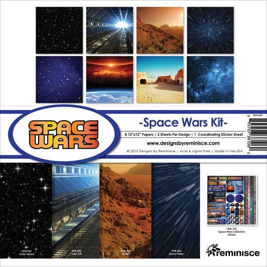 Reminisce Collection Kit 12"X12"-Space Wars