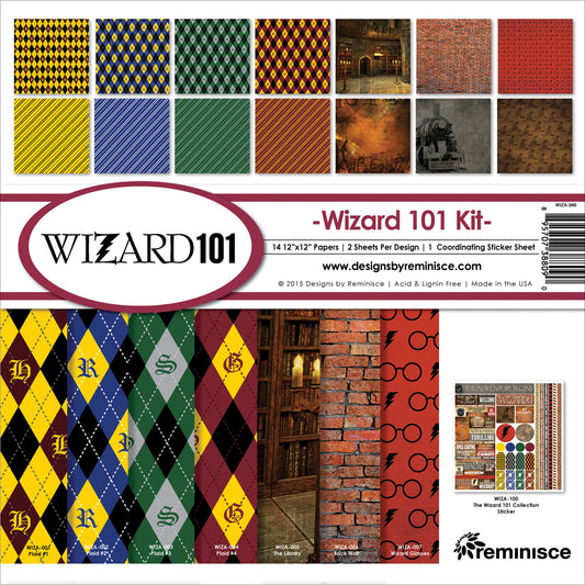 Reminisce Collection Kit 12"X12"-Wizard