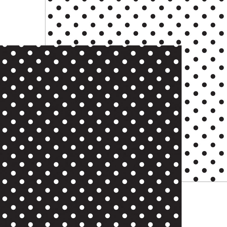 Doodlebug Petite Swiss Dot Cardstock 12"X12"- Select Style