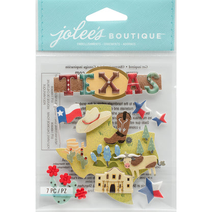 Jolee's Boutique Dimensional Stickers-Texas
