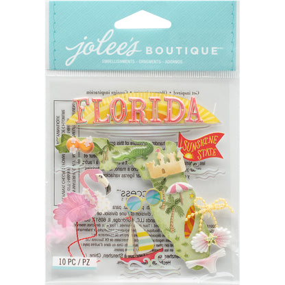 Jolee's Boutique Dimensional Stickers-Florida