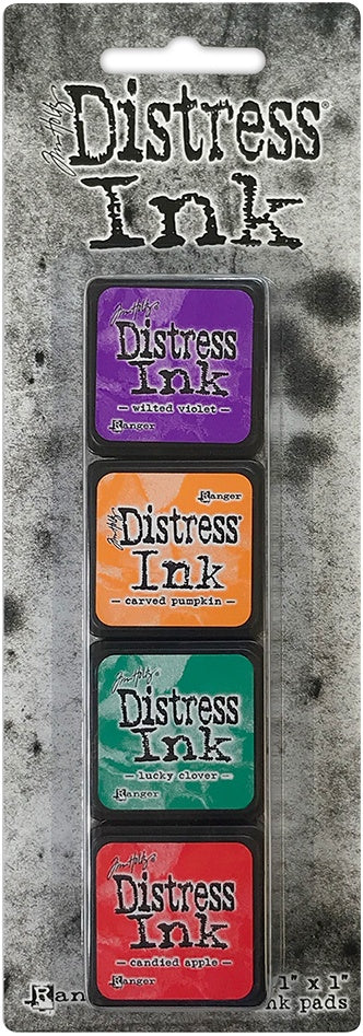 Tim Holtz Distress Mini Ink Pads 4/Pkg-Kit 18