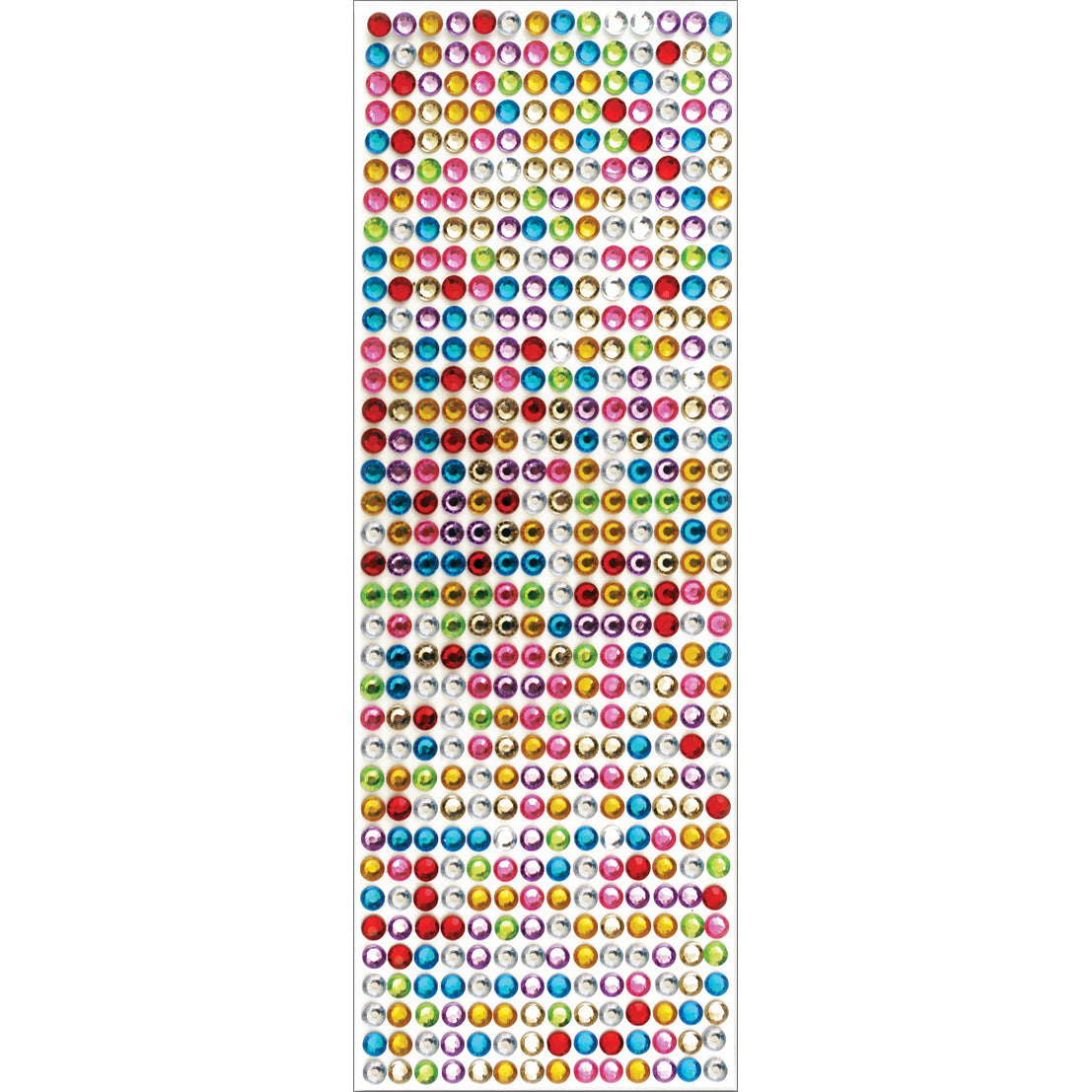 MultiCraft 6mm Gem Stickers-Multicolor