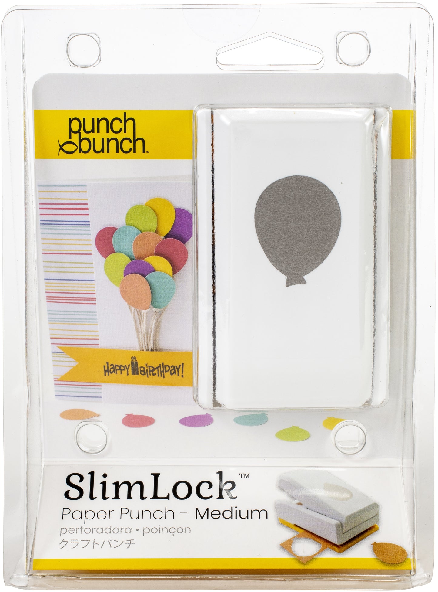 Punch Bunch SlimLock Medium Punch-Triangle 1"X.875"