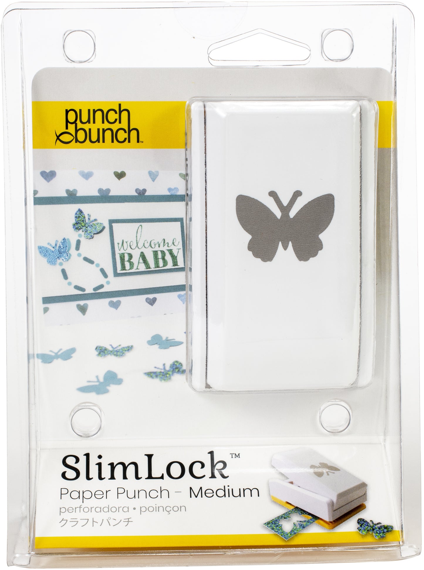 Punch Bunch SlimLock Medium Punch-Triangle 1"X.875"