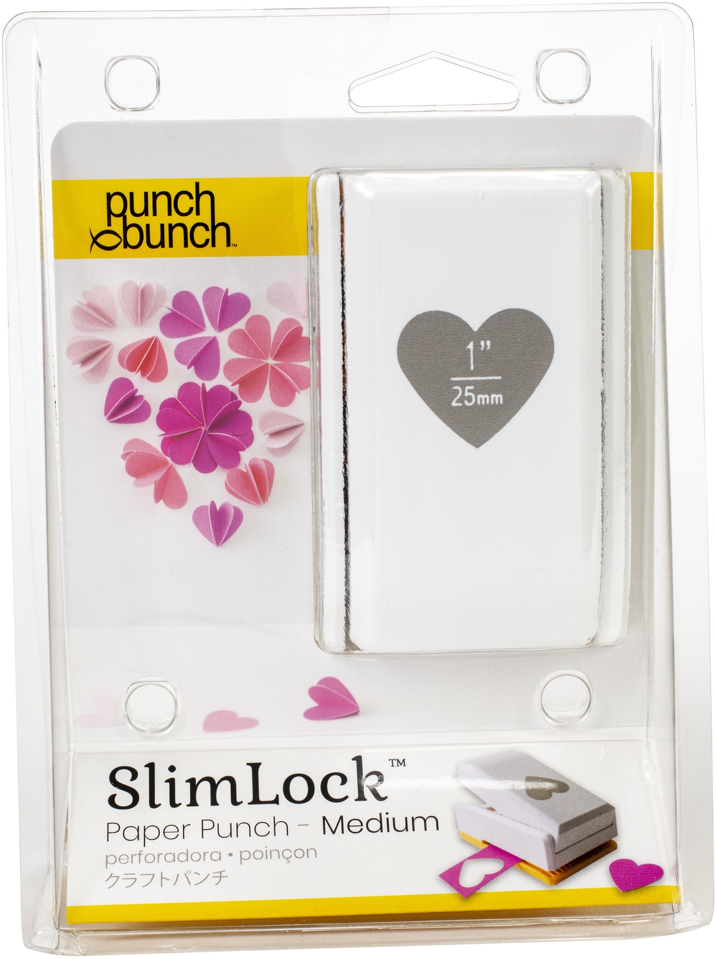 Punch Bunch SlimLock Medium Punch-Triangle 1"X.875"