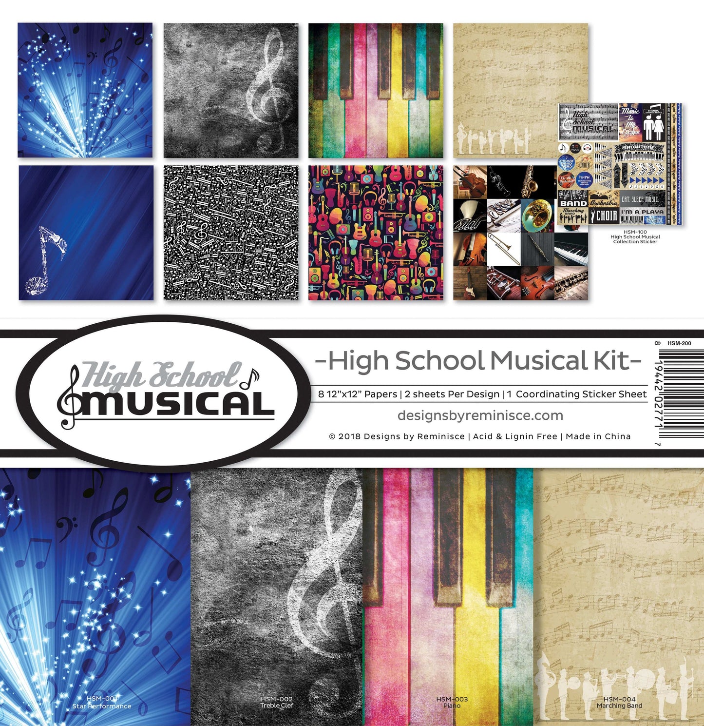 Reminisce Collection Kit 12"X12"-High School Musical