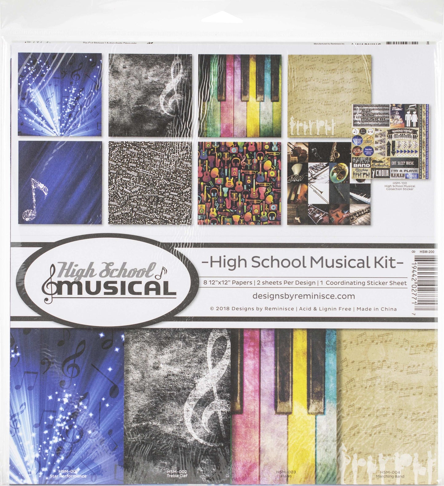 Reminisce Collection Kit 12"X12"-High School Musical