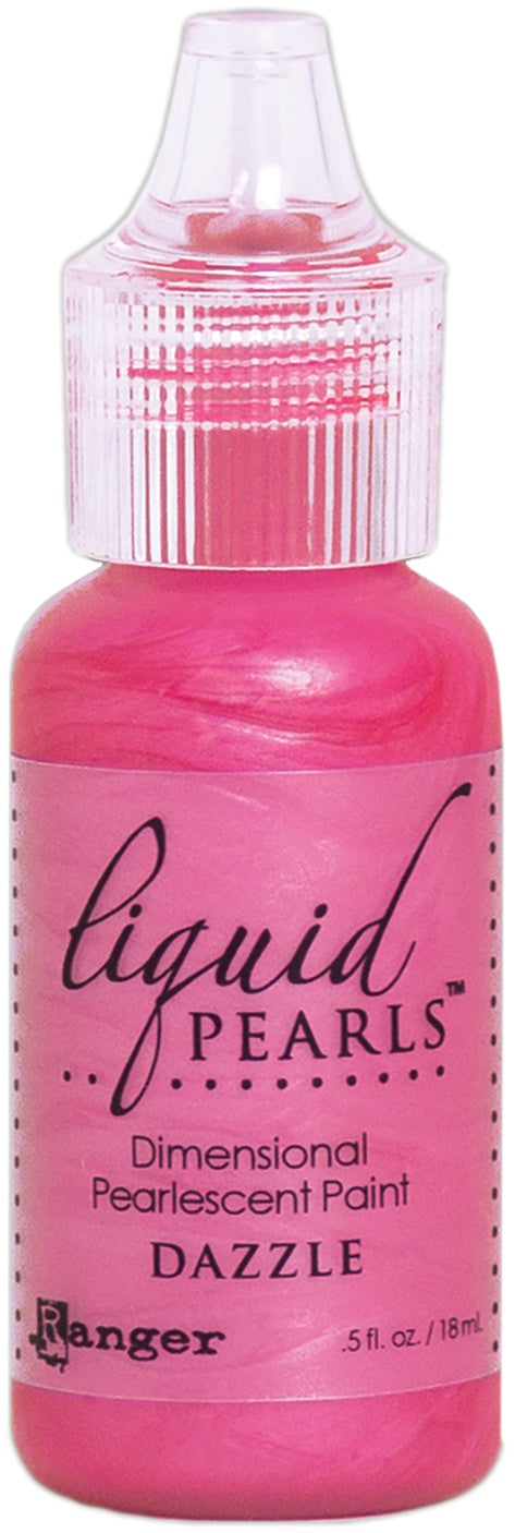 Liquid Pearls Dimensional Pearlescent Paint .5oz-White Opal