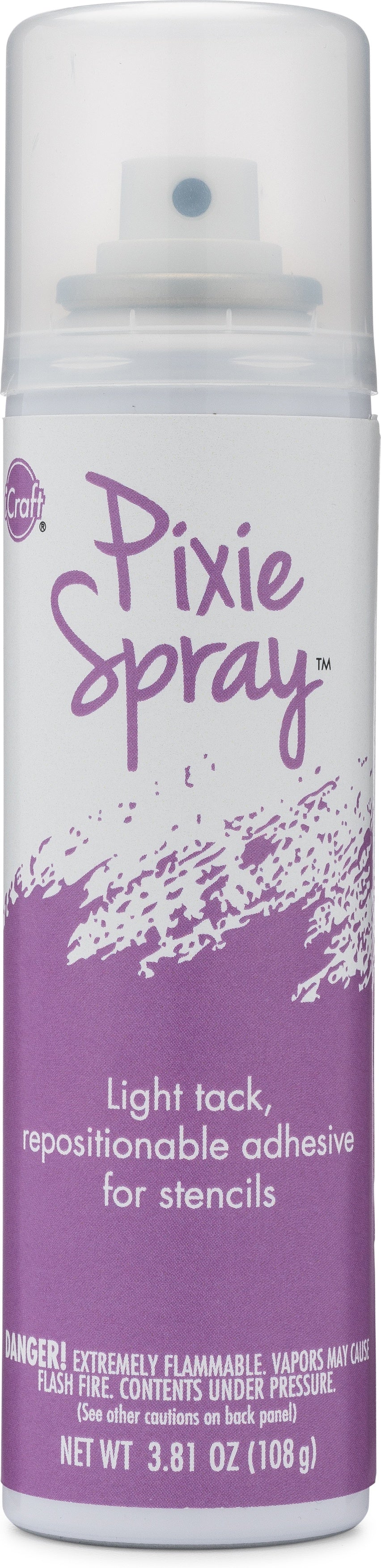 iCraft Removable Pixie Spray For Stencils 3.8oz-