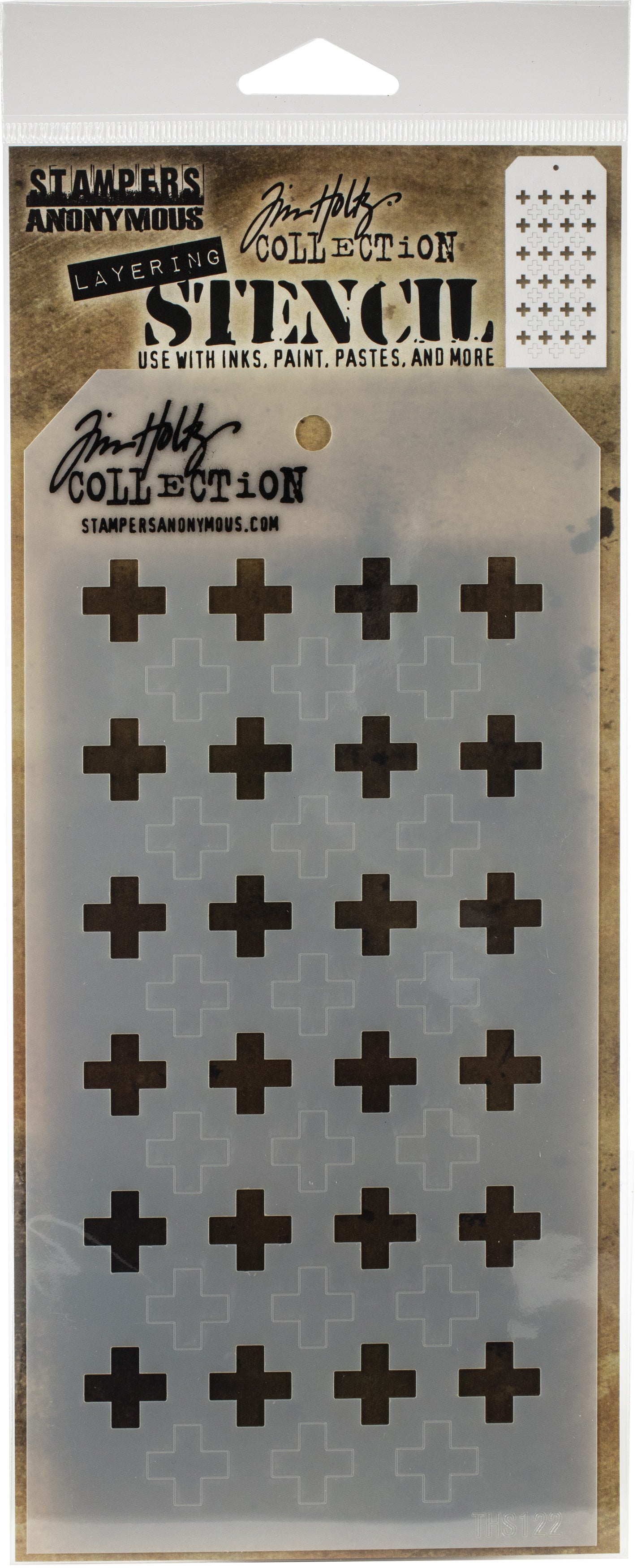 Tim Holtz Layered Stencil 4.125"X8.5"-