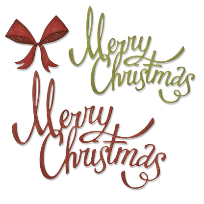 Sizzix Thinlits Dies By Tim Holtz-Christmas Ribbon