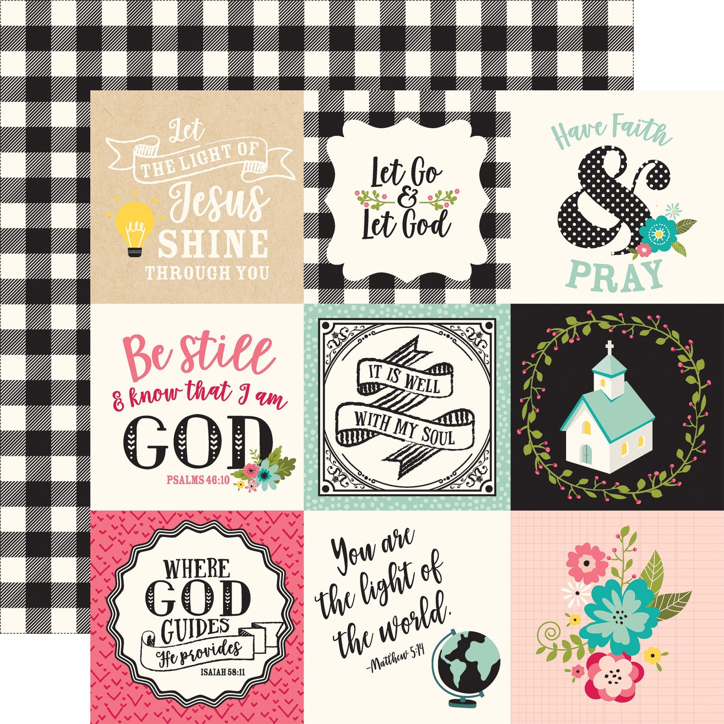 Forward With Faith Double-Sided Cardstock 12"X12"-Blessed Butterflies