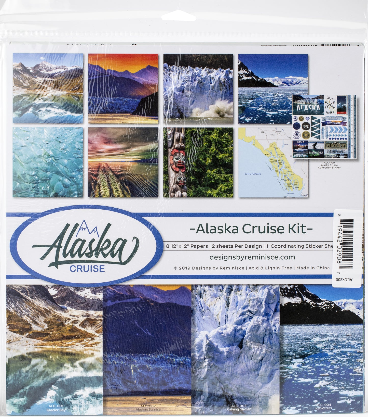 Reminisce Collection Kit 12"X12"-Alaska Cruise