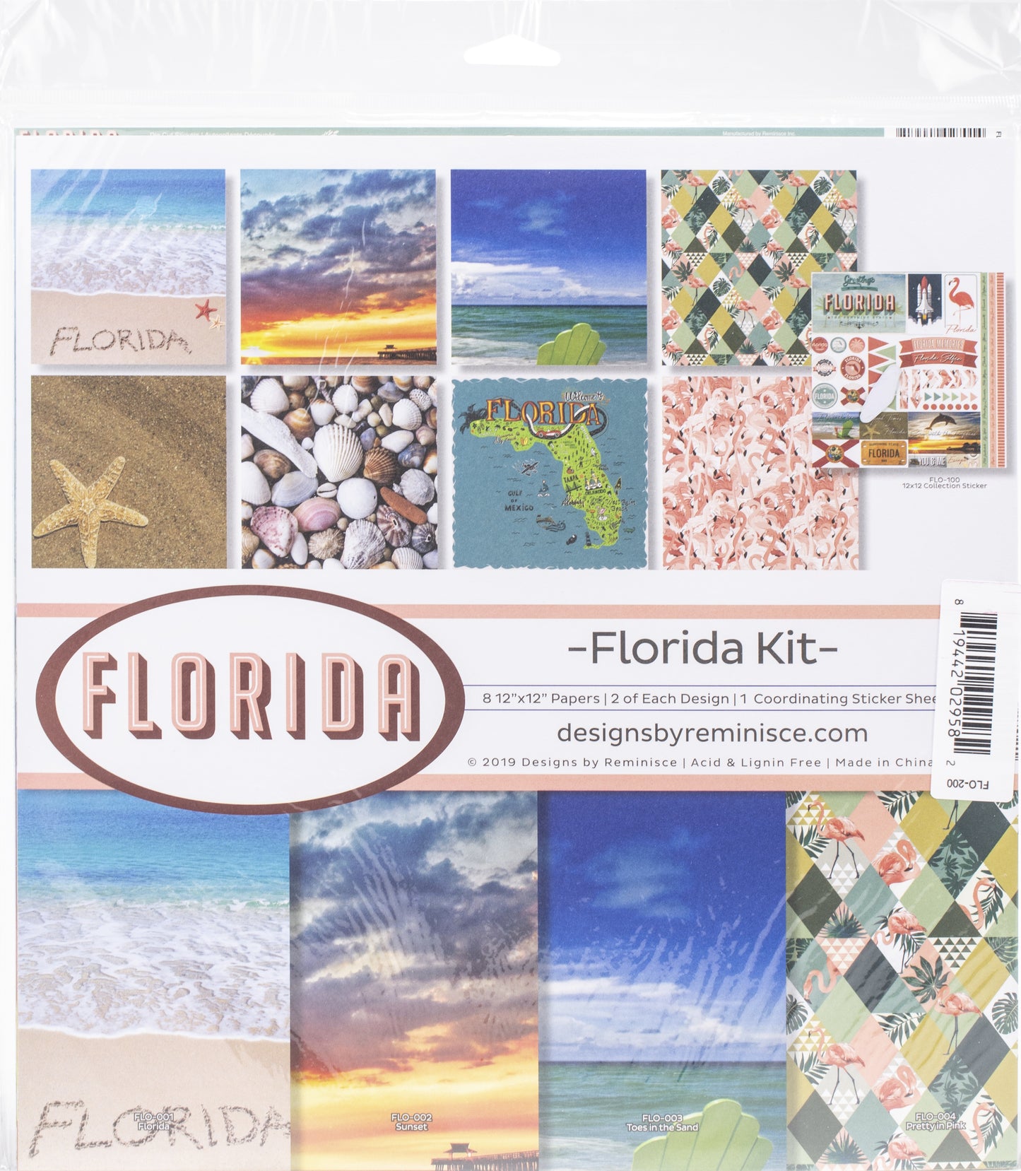 Reminisce Collection Kit 12"X12"-Florida