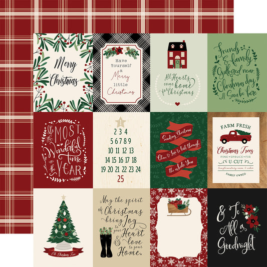 A Cozy Christmas Double-Sided Cardstock 12"X12"