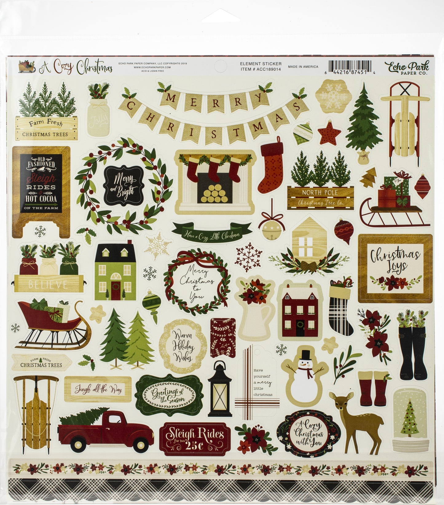 Echo Park Collection Kit 12"X12"-A Cozy Christmas