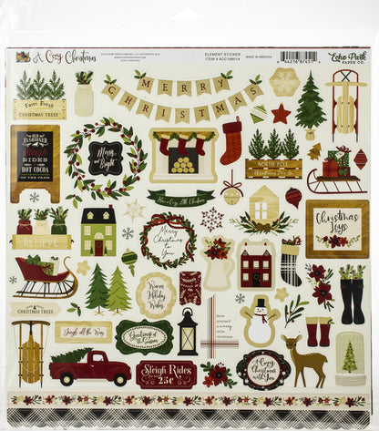 Echo Park Collection Kit 12"X12"-A Cozy Christmas